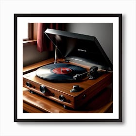 Turntable Art Print