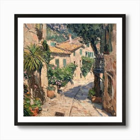 Street In Mallorca 2 Art Print