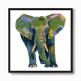 African Forest Elephant 04 1 Art Print