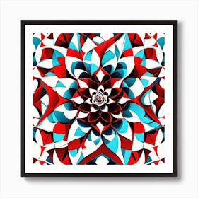 Abstract Flower 2 Art Print