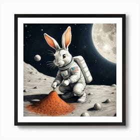 Rabbit On The Moon 13 Poster