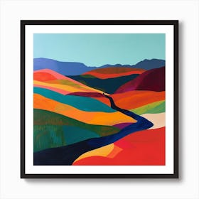 Abstract Travel Collection Lesotho 2 Art Print