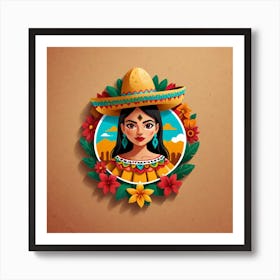 Mexican Girl 79 Art Print