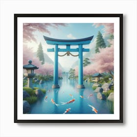 Japanese Garden 10 Art Print