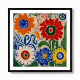 Flower Garden 4 Art Print