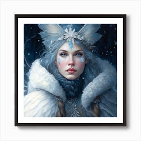 Snow Angel Art Print