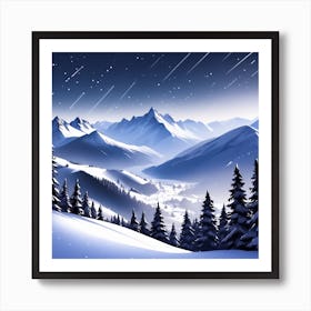 Winter Landscape 35 Art Print