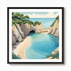 Beach And Sea Oceans Art Print (2) Art Print