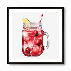 Cherry Margarita 8 Art Print