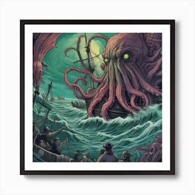 Tentacles Of Madness Art Print