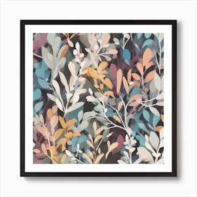 Ferns And Leaves Art Print