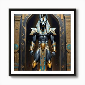 Egyptian God Art Print