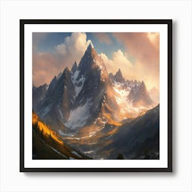 Mountain Landscape 2 Art Print