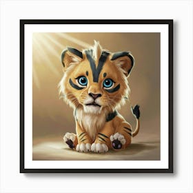 Tiger Cub Art Print