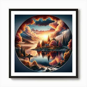 Capture Nature’S Splendor With Landscapes Art Print