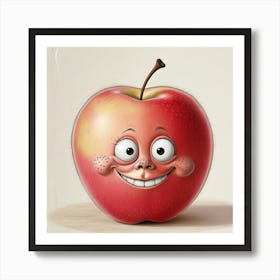 Happy Apple 1 Art Print