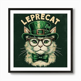 Leprecat Art Print