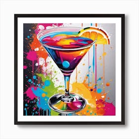 Cocktail Martini 1 Art Print