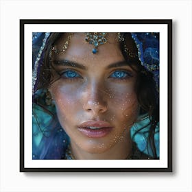 Blue Eyes Art Print