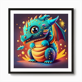 Dragon Illustration Art Print