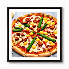 Pizza 2 ( Fromhifitowifi ) Art Print