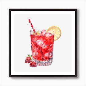 Strawberry Lemonade 7 Art Print