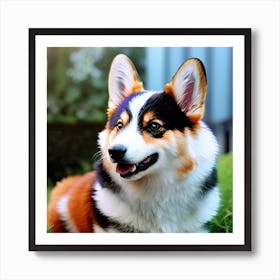 Corgi Dog 6 Art Print