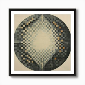 The Circle. Vintage Illusion Art Print