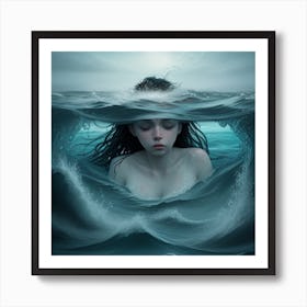 Sinking Into Serenity Art Print