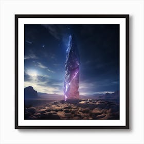 Lightning In The Sky Art Print