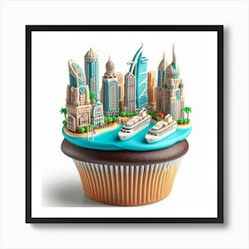 Dubai Cupcake 2 Art Print