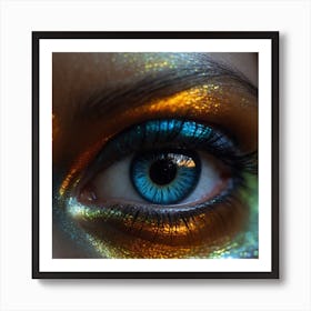 Eye Of A Woman Art Print