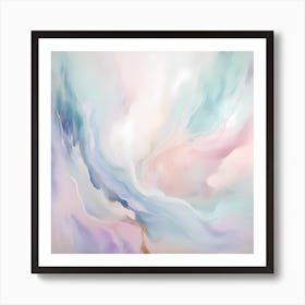 AI Lavender Lullaby Art Print