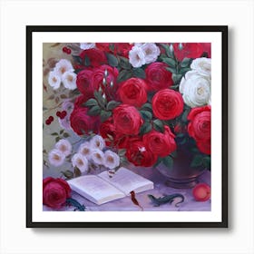 Red Roses Art Print