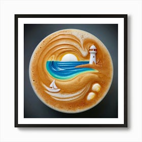 Latte Art Art Print