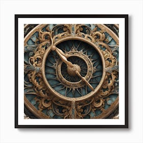 Astronomical Clock Art Print