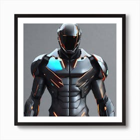 Futuristic Robot 23 Art Print