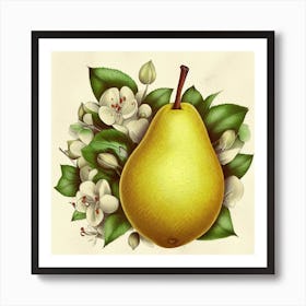 Pear Blossom Art Print