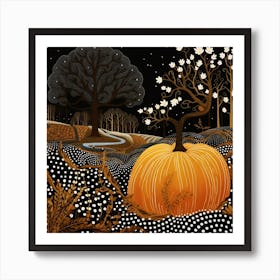 The Great Pumpkin Illustration Square Affiche