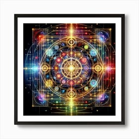 Quantum Grid 3 Art Print