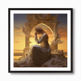 Angel Of The Sky Art Print