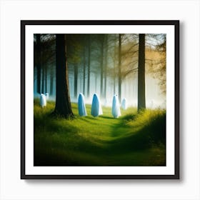 Ghosts In The Forest Art Print