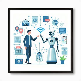 Robots And Artificial Intelligence Affiche