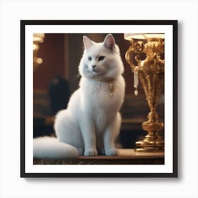 Queen'S Cat Art Print