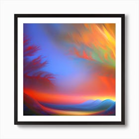 Beautiful Hues Art Print