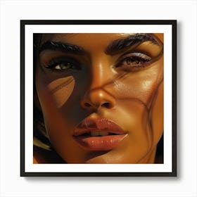 N Ultra Realistic Digital Portrait Of Iconic Art Print