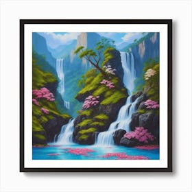 Waterfall 2 Art Print