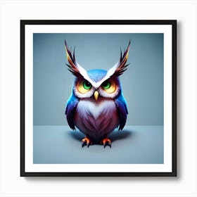 Owl 2 Art Print