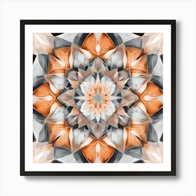 3D Kaleidoscope (2) Art Print