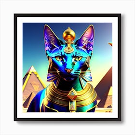 Egyptian Cat 4 Art Print